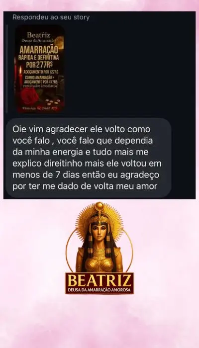 depoimento deusa do amor
